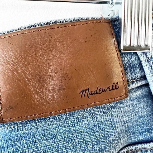 Madewell 9” Midrise Skinny Crop‎ Women’s Size 32 Button Fly Light Wash Stretch - Picture 9 of 10